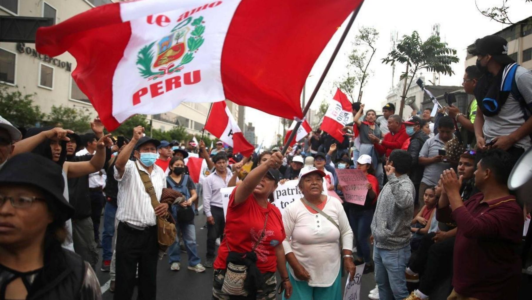 Protestas en Perú para pedir la destitución de Boluarte