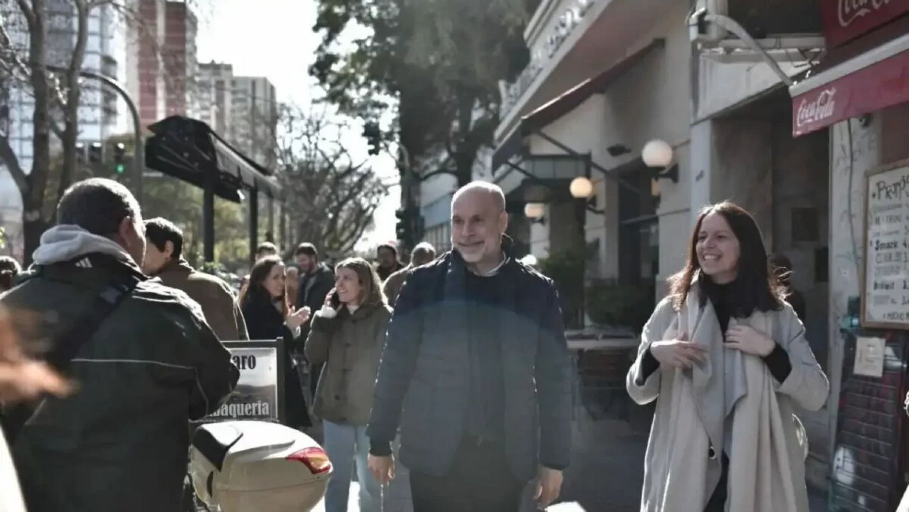 Soledad Martínez recibió a Horacio Rodríguez Larreta en Vicente López