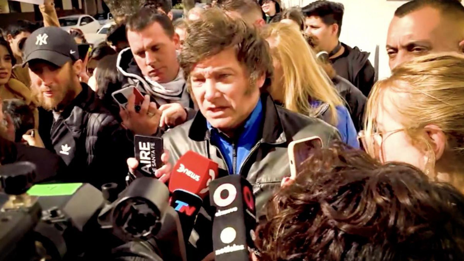 Javier Milei denunció el intento de robo de boletas de su agrupación en el país