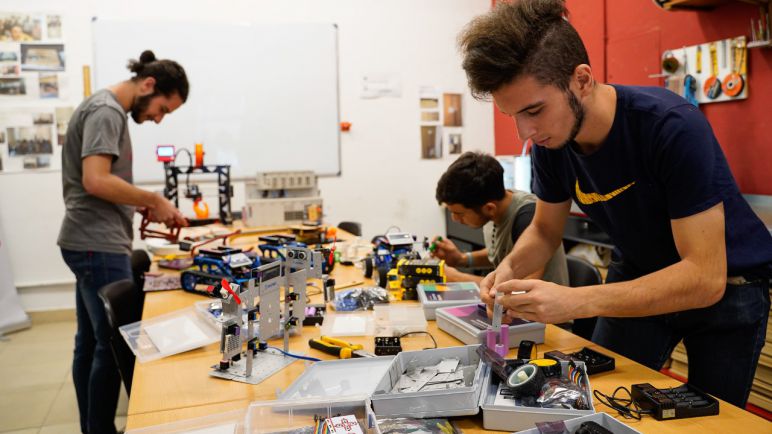 Vicente López participó en el festival Intel AI Global Impact