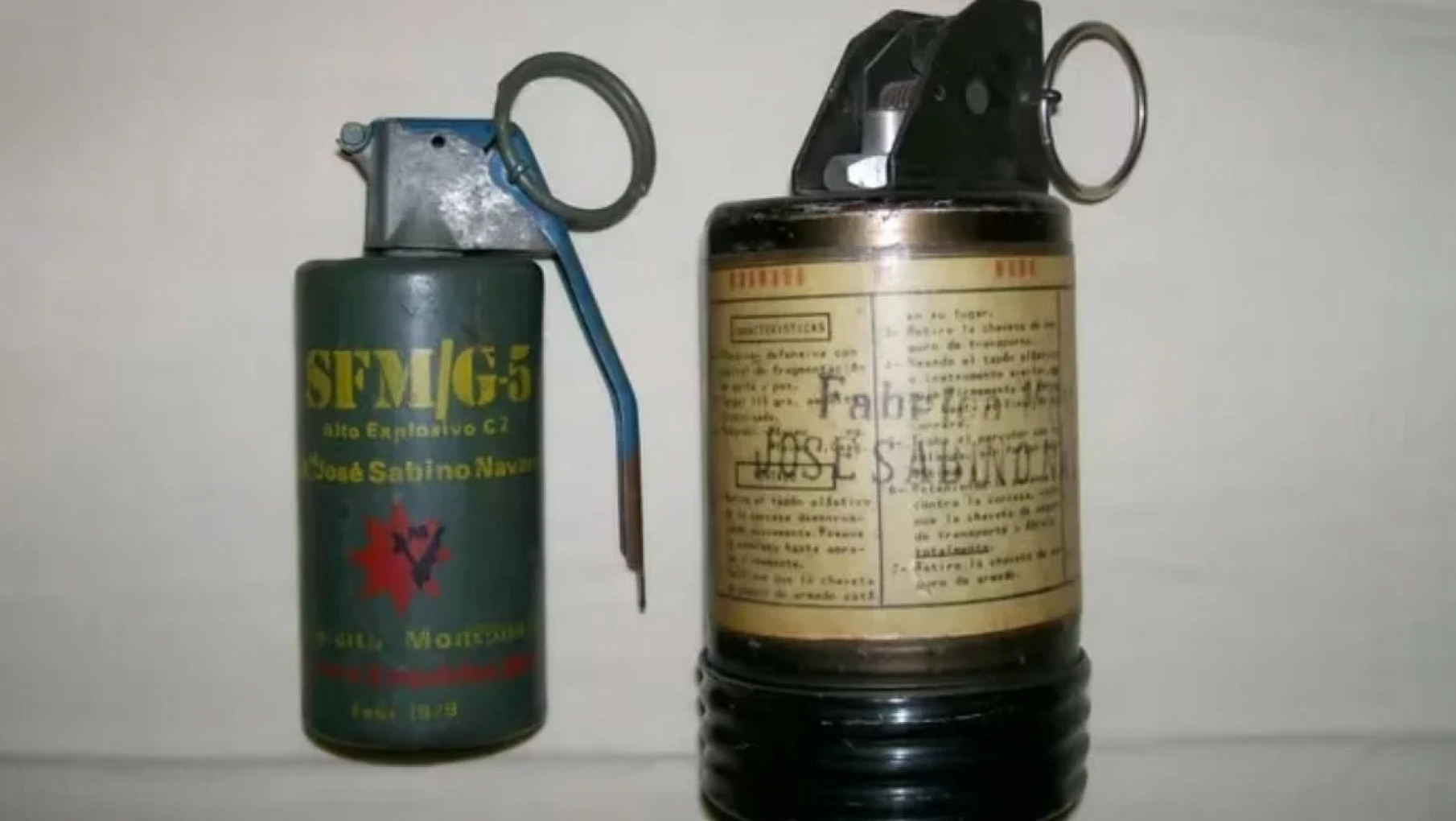 Más de 90 armas y dos granadas de Montoneros en un departamento