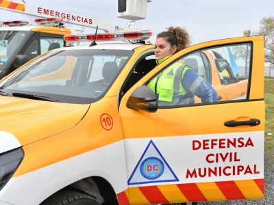 Vicente López sumó equipamiento de última tecnología a Defensa Civil