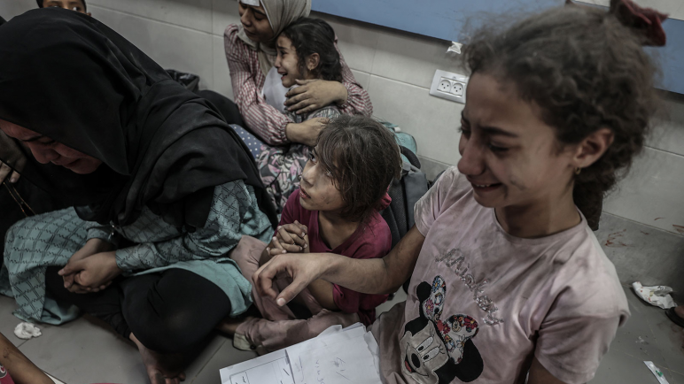 Ataque a un hospital de Gaza deja cientos de muertos