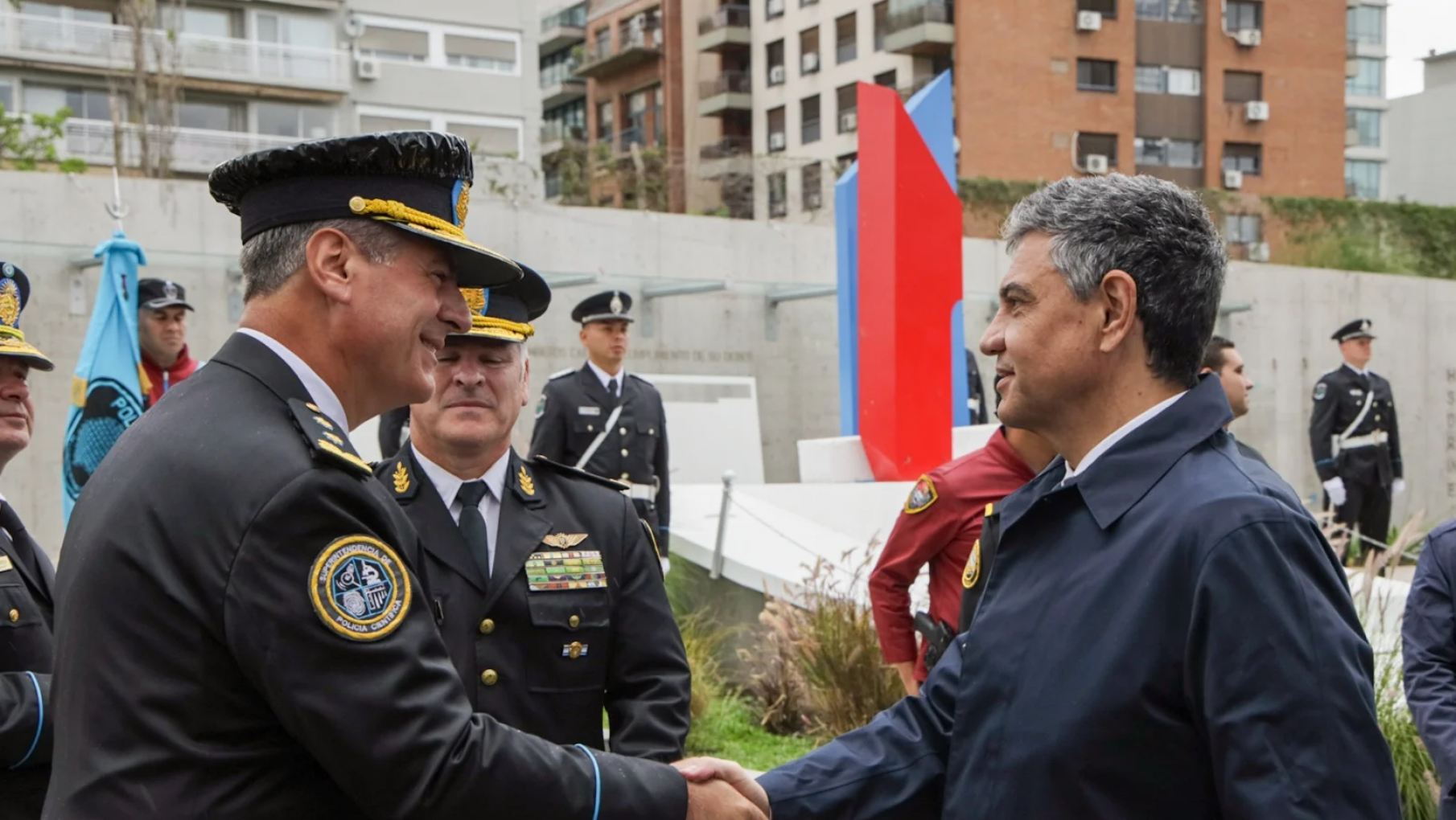 Jorge Macri en acto homenaje a caídos en el cumplimiento de su deber: "El compromiso es no olvidar"