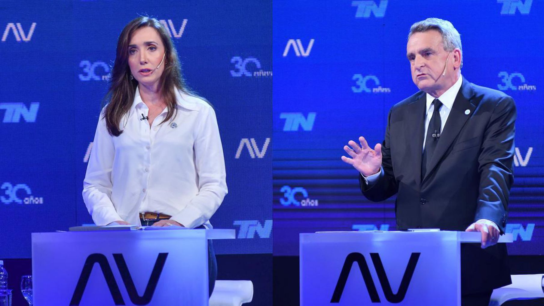 Lo que dejó el debate entre Rossi y Villarruel: cruces y acusaciones
