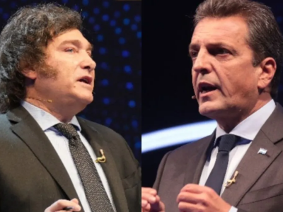 Massa y Milei ultiman detalles de sus cierres de campaña rumbo al balotaje