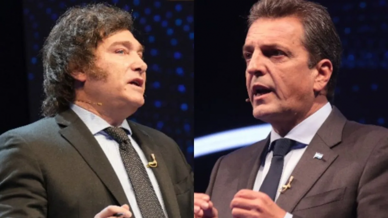 Massa y Milei ultiman detalles de sus cierres de campaña rumbo al balotaje