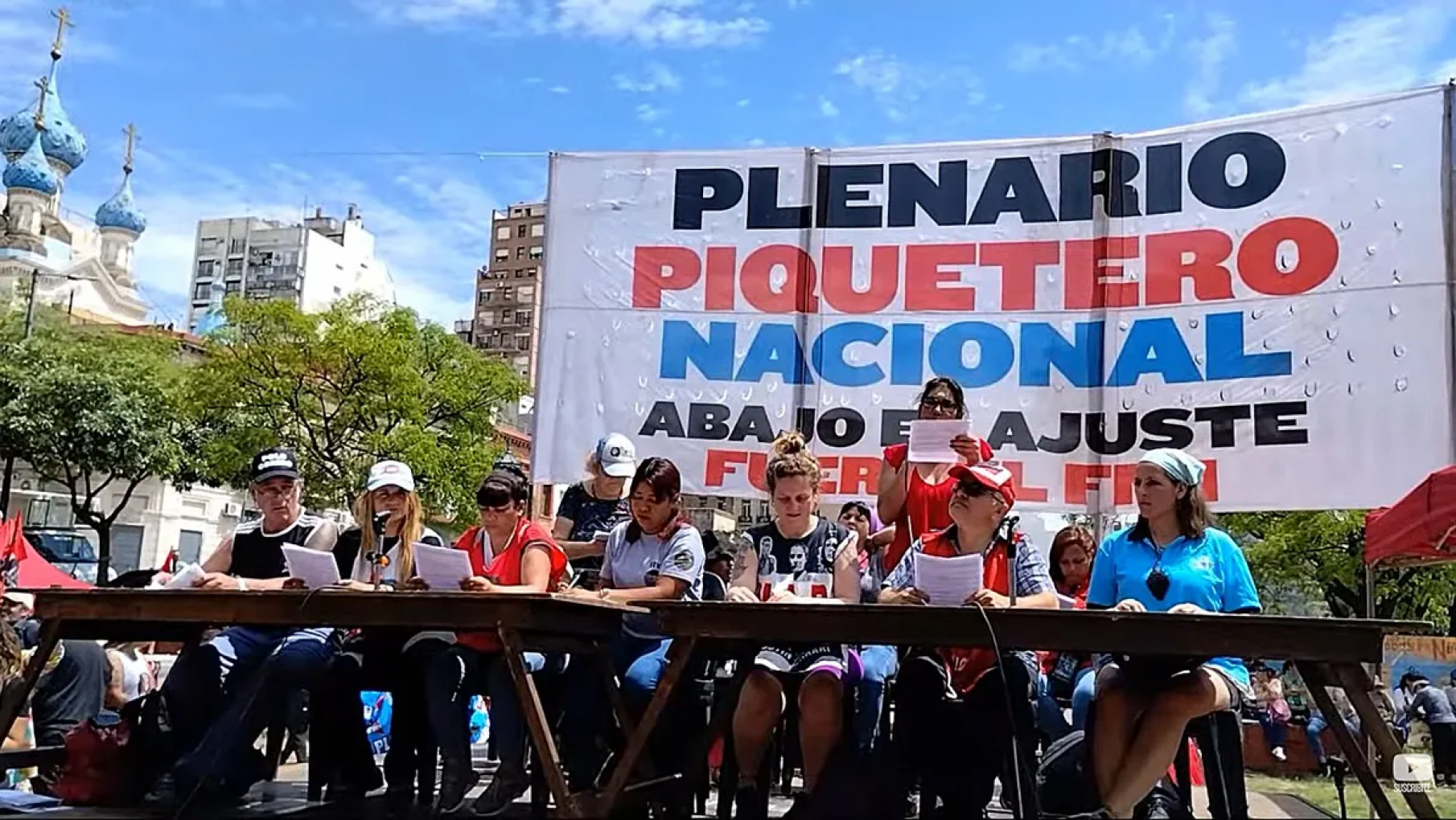 Unidad Piquetera sale por primera vez a la calle contra Milei