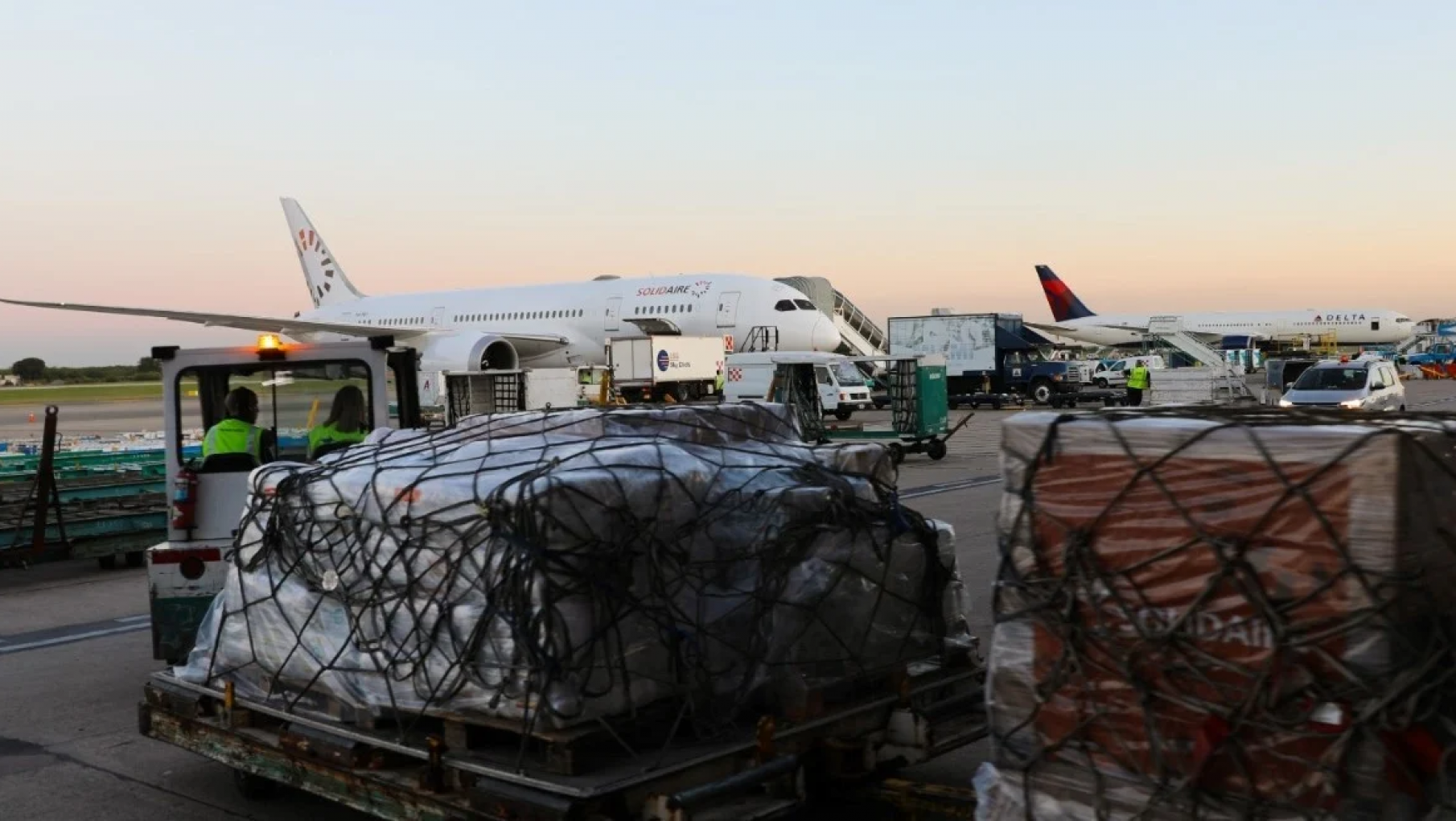 El Gobierno envió un nuevo cargamento de ayuda humanitaria para Gaza