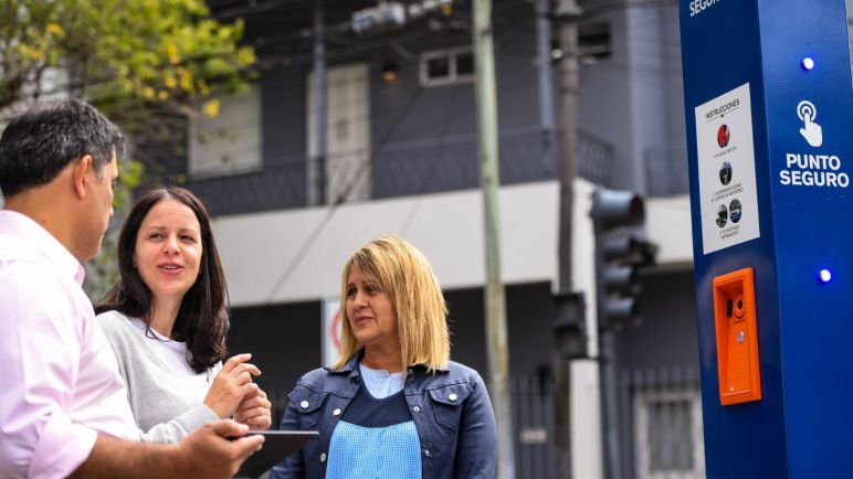 Vicente López ya instaló más de 175 Puntos Seguros a lo largo de todo el partido