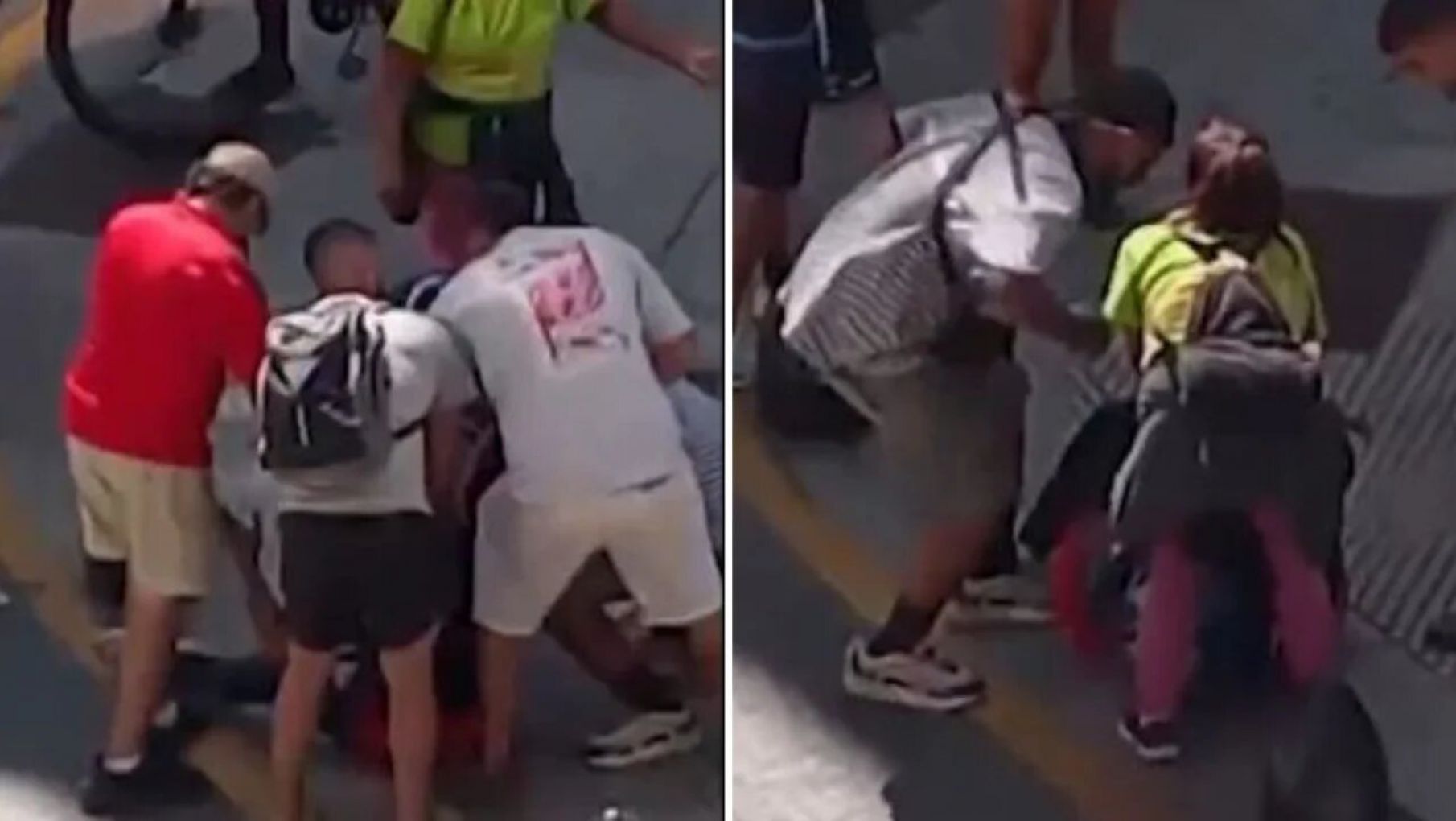 Un grupo de personas confundieron a un peatón con un delincuente y lo lincharon