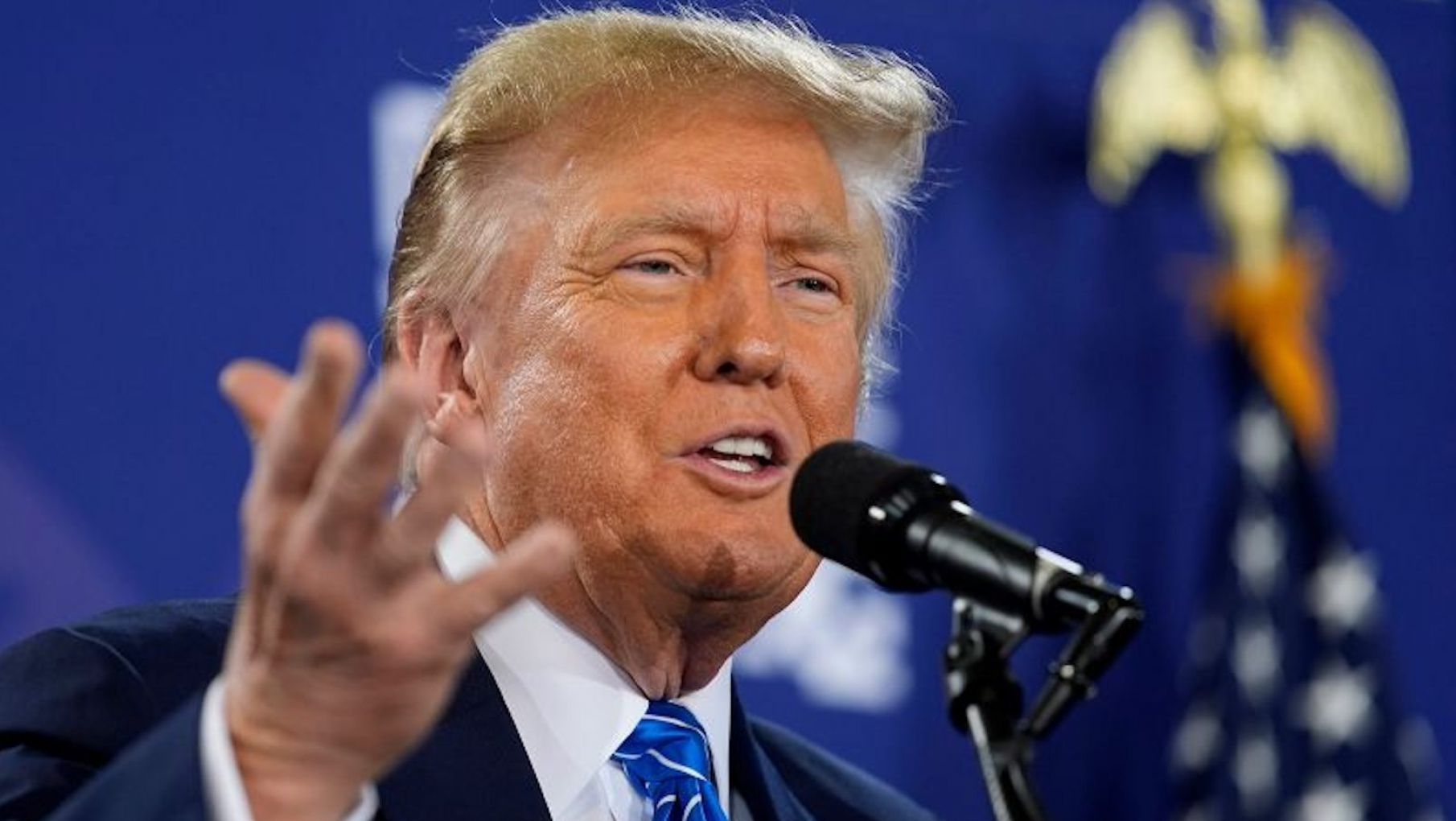 Donald Trump aseguró que le gustaría tener un debate "de inmediato" con Biden