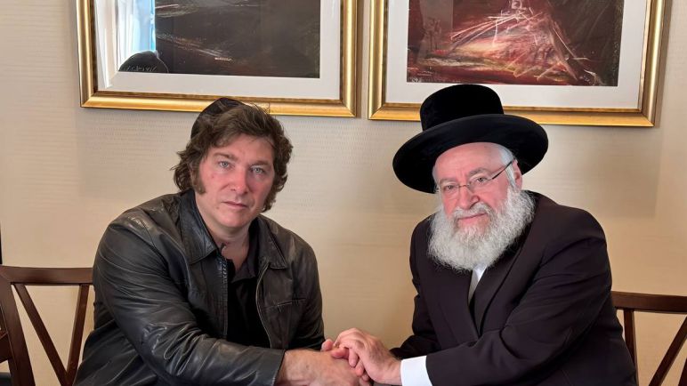 Milei: "Hay que tomarse muy en serio lo que están haciendo los terroristas y combatirlo"