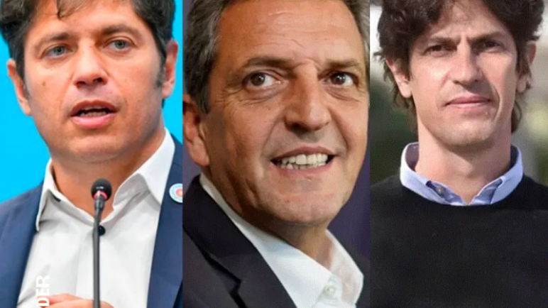 Los politicos adhieren a la marcha : Kicillof , Massa y Losteau , presentes