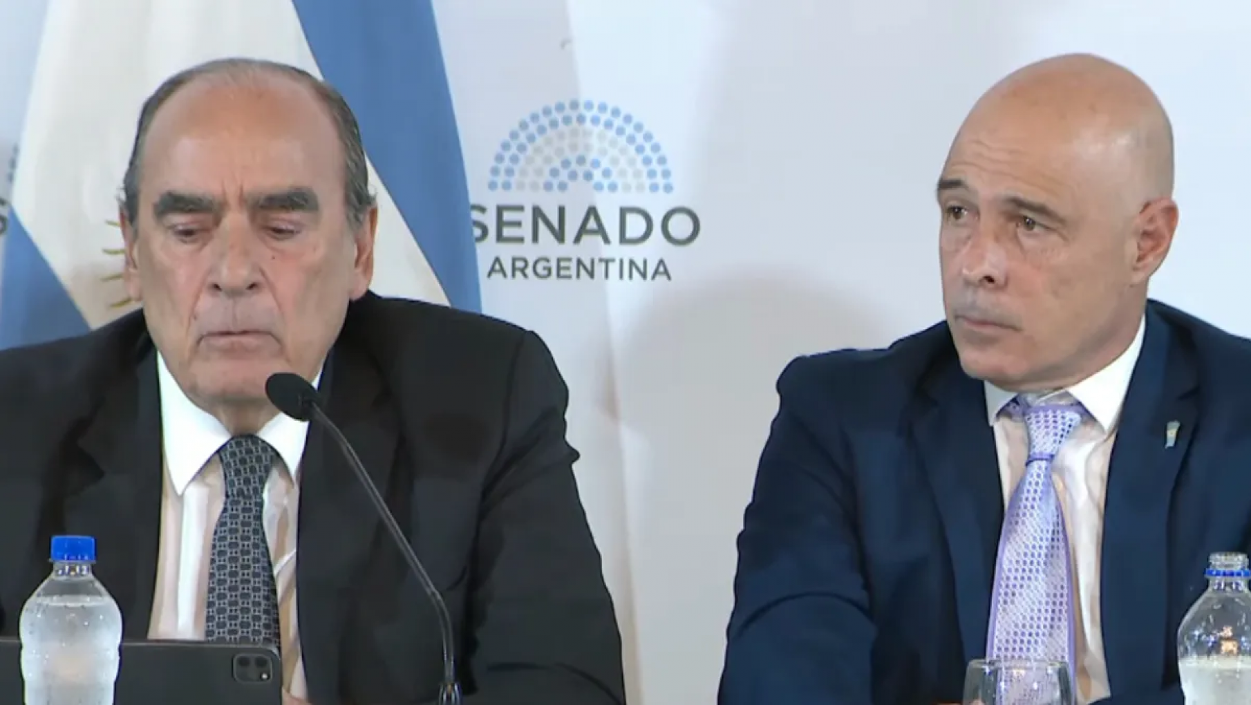 El Ministro del Interior defendió la Ley de Bases en el Senado