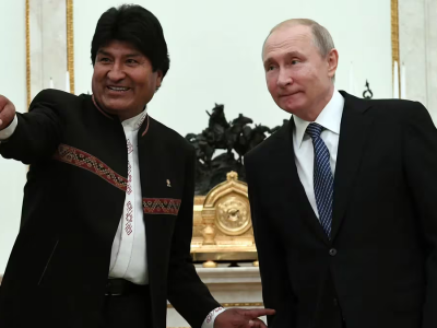 Por iniciativa de Bolivia , se reunieron Luis Arce y Putin en Moscu
