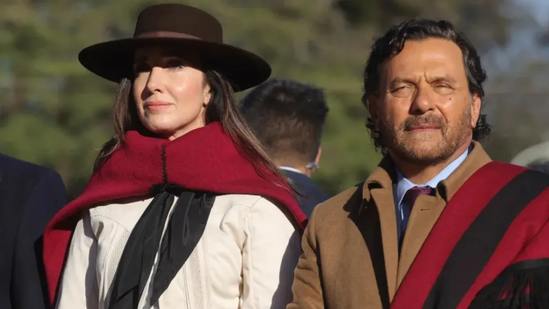 Vestida de Gaucho la Vicepresidente encabezó el acto en homenaje a Güemes
