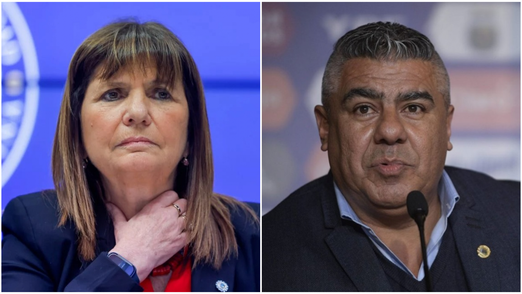 Bullrich le pidió a Chiqui Tapia echar de los clubes a las barras que participaron de la marcha