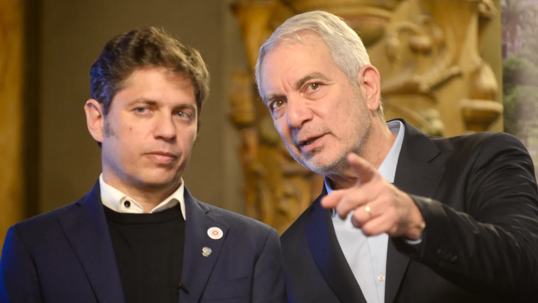 Kicillof y Alak S inauguraron las obras de la plaza San Martín en La Plata