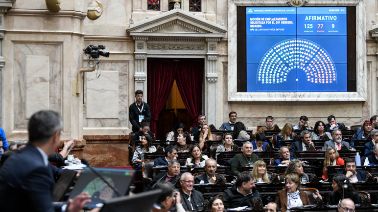 Dura derrota del Gobierno en Diputados: la oposición aprobó una comisión investigadora por el caso Libra
