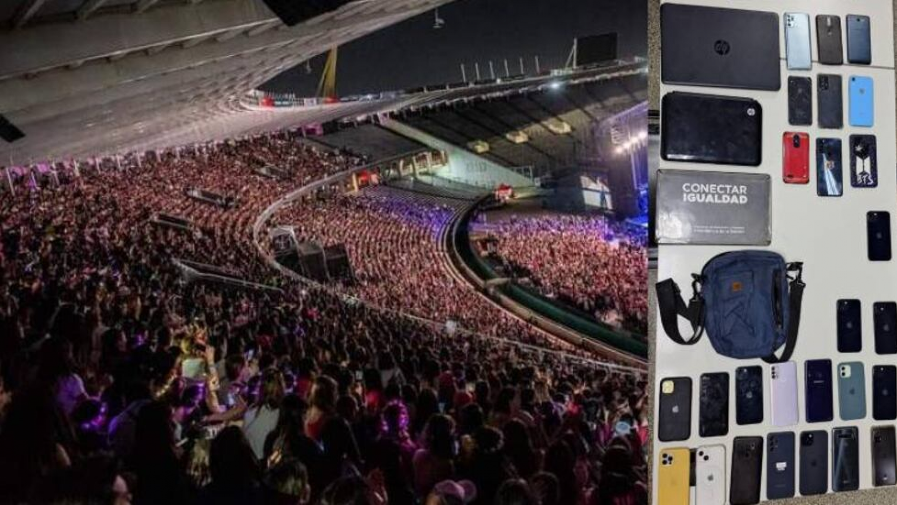 Una banda que robaba celulares fue detenida en el show de Los Piojos