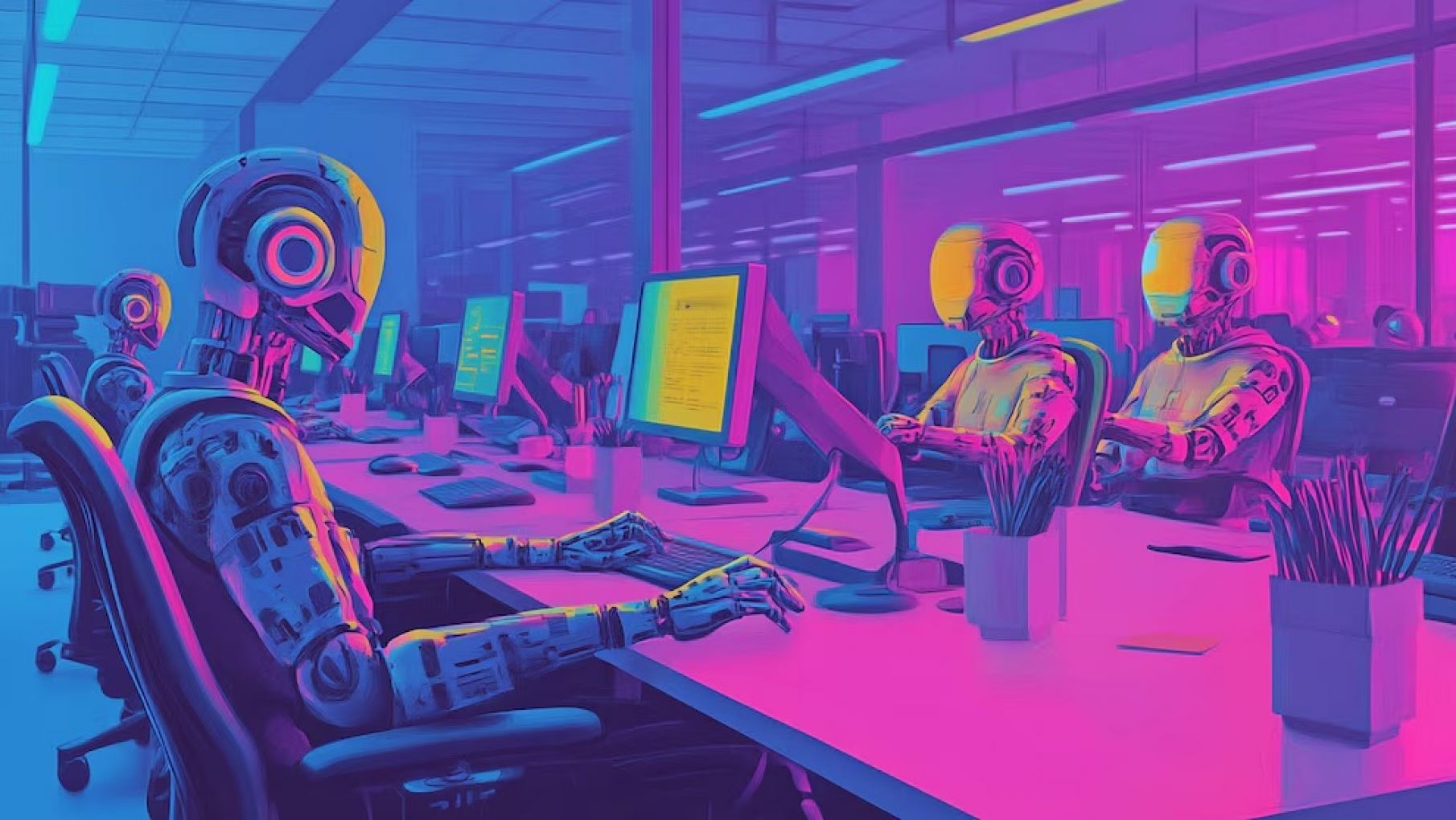 Desconcierto en la primera empresa con todos sus empleados de inteligencia artificial