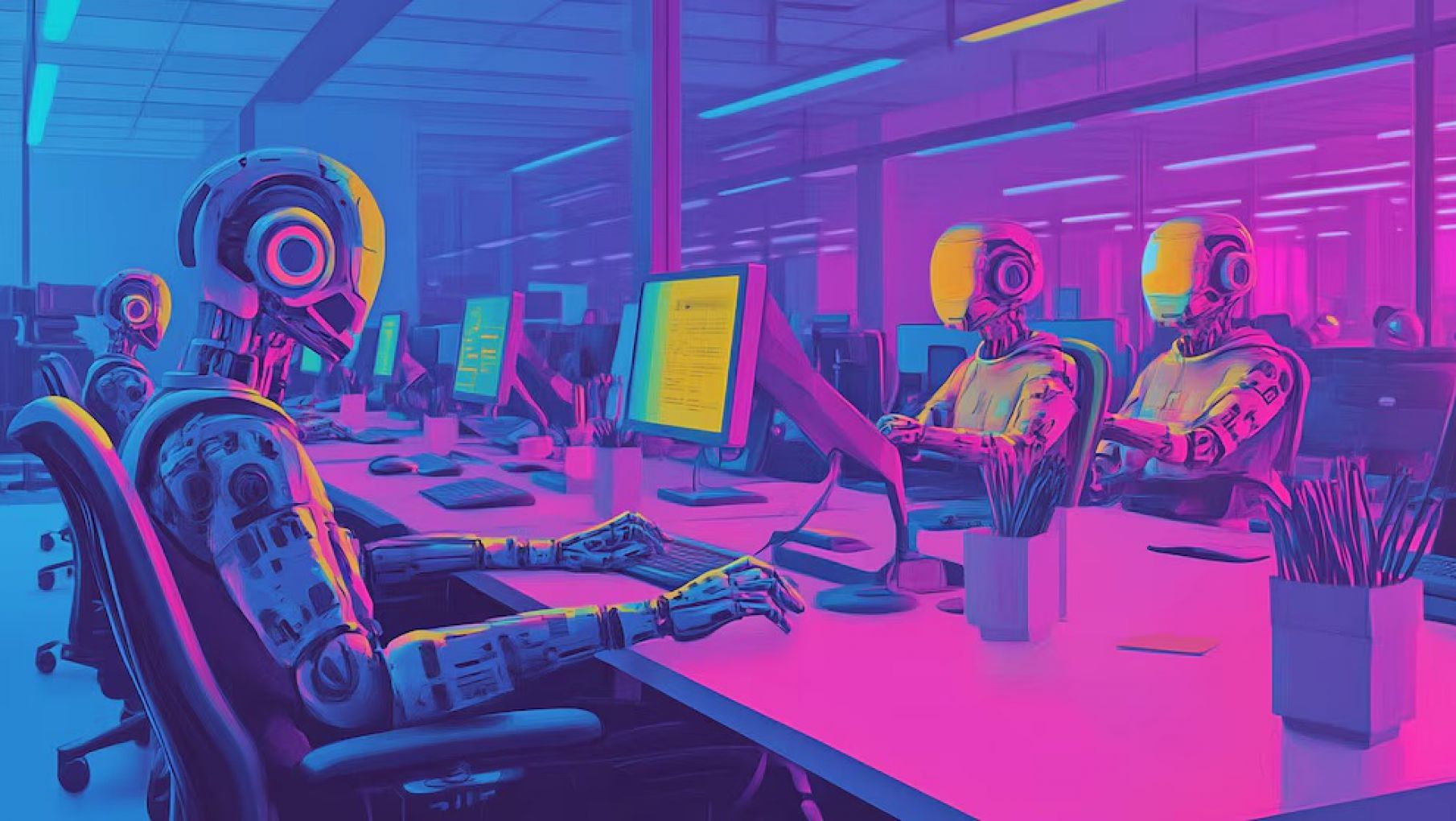 Desconcierto en la primera empresa con todos sus empleados de inteligencia artificial