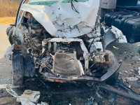 Tragedia en una ruta de Cordoba, una mujer choco un camion de frente