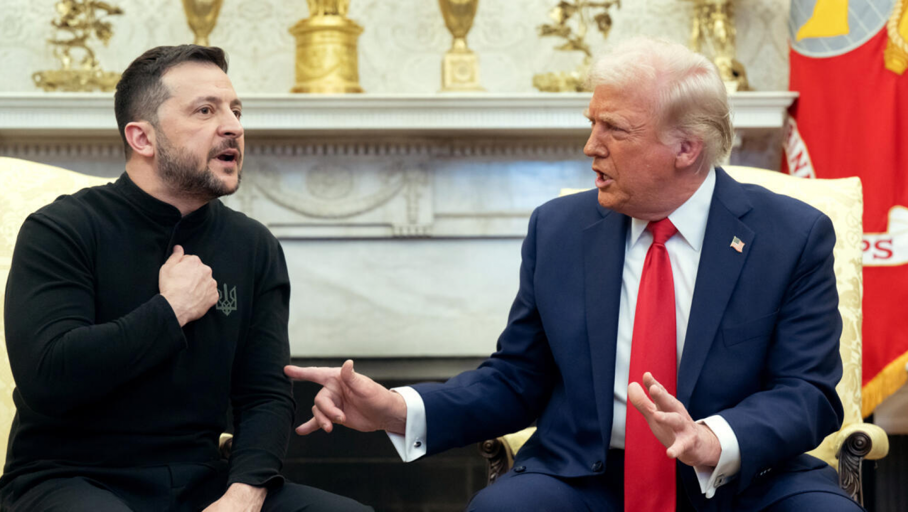 Zelenski tuvo una conversación telefónica con Trump para detener la guerra