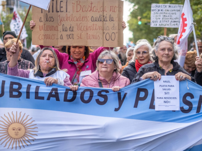 Nueva marcha de los jubilados al Congreso, se esperan disturbios en la zona