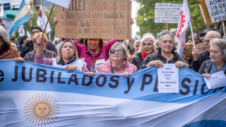 Nueva marcha de los jubilados al Congreso, se esperan disturbios en la zona