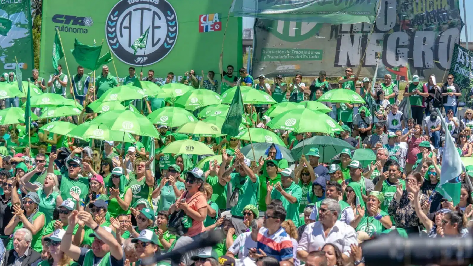 En rechazo a los vetos que firmó Milei, ATE convocó a un paro el jueves