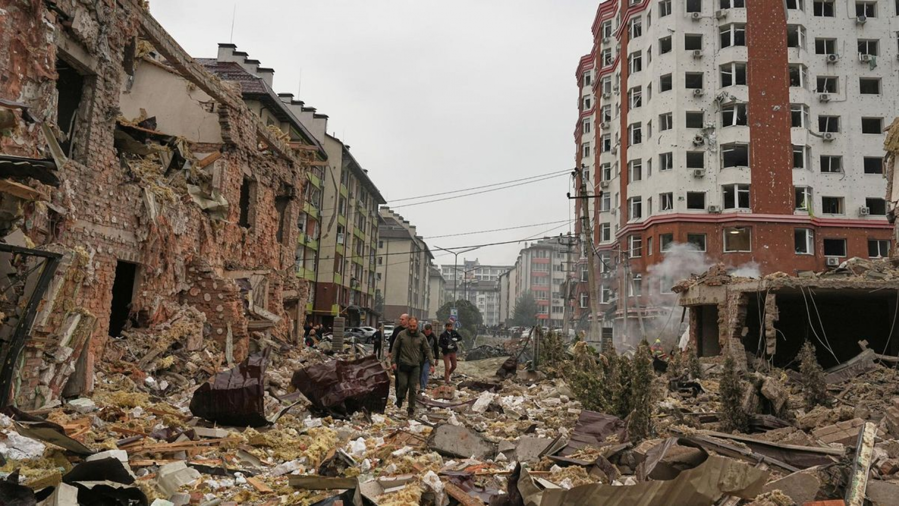 Masivo ataque ruso a Kiev con drones y misiles dejo un saldo de 4 muertos