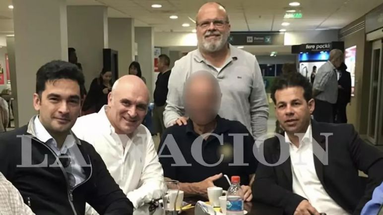 Se conoció la primera foto de José Luis Espert junto a "Fred" Machado
