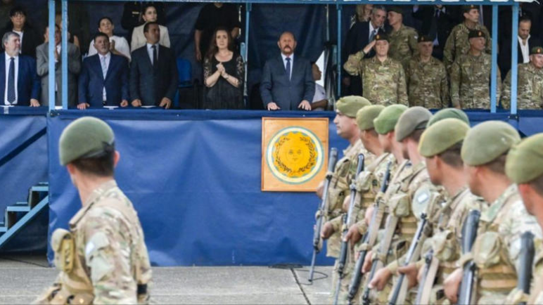 En el dia del Heroe Formoseño, Victoria Villarruel estuvo al lado de Guido Insfran