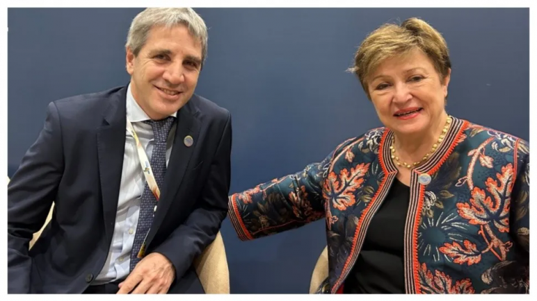 Georgieva destaco la reunion co Caputo y reclaco la estreca colaboracion