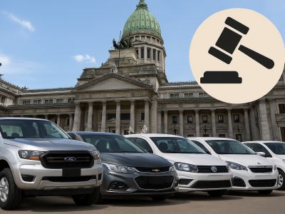 20 autos oficiales serán subastados por la Cámara de Diputados