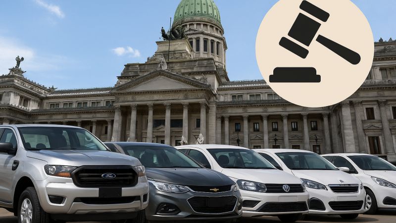 20 autos oficiales serán subastados por la Cámara de Diputados