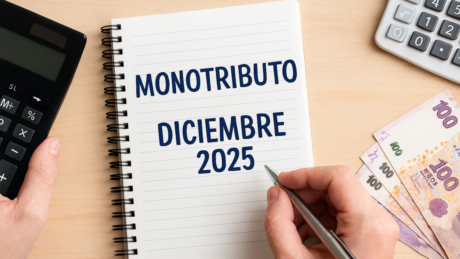 Monotributo diciembre 2025: escalas vigentes y monto de las cuotas