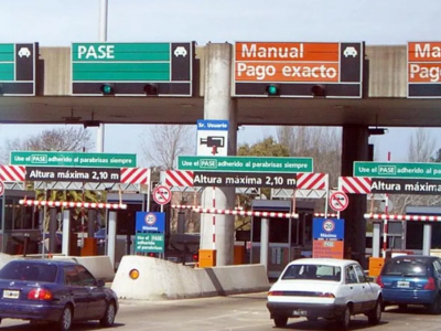 A partir de enero, los peajes hacia la Costa Atlántica aumentaron hasta un 10 %