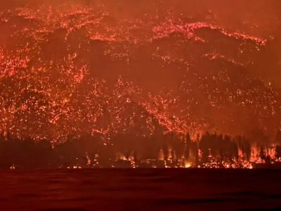 El mapa de incendios en la Patagonia: Puerto Patriada, el foco más grave