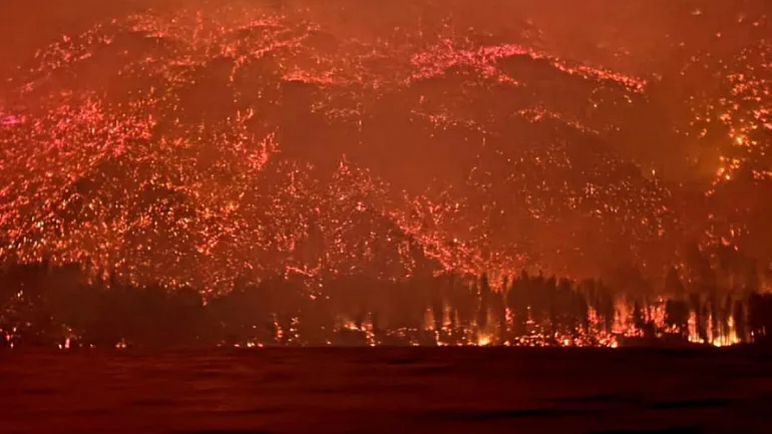 El mapa de incendios en la Patagonia: Puerto Patriada, el foco más grave