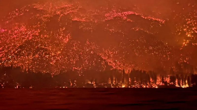 El mapa de incendios en la Patagonia: Puerto Patriada, el foco más grave