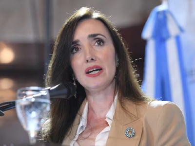 Villarruel viajó a la zona de incendios en Chubut para exponer a Milei, que había difundido una foto hecha con IA