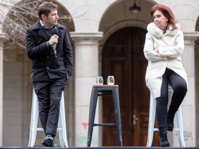 El kirchnerismo agita la "candidatura" de Cristina para frenar a Kicillof