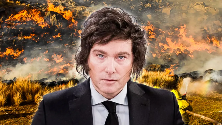 Tras las críticas por su agenda, Milei liberó $100.000 millones para los bomberos