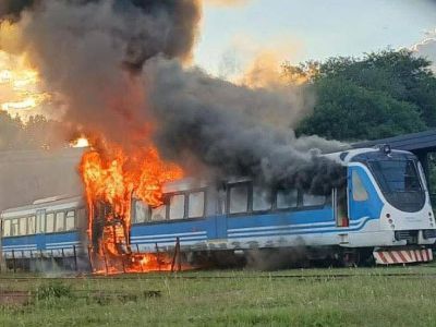 Se incendió el Tren de las Sierras y la Justicia investiga responsabilidades