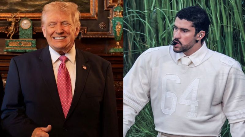 Trump vs. Bad Bunny: El Presidente calificó el show del Super Bowl como una "bofetada a la nación"