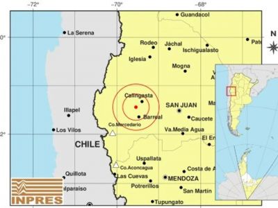 Madrugada movida en Cuyo: un sismo de 4,9 grados sacudió San Juan y Mendoza