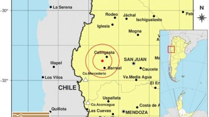 Madrugada movida en Cuyo: un sismo de 4,9 grados sacudió San Juan y Mendoza